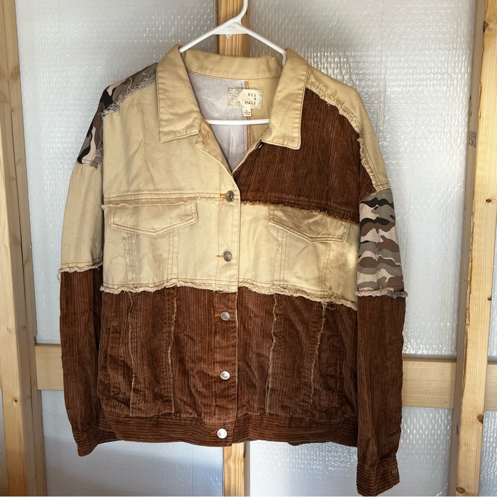 NWOT Oil & Hali Shacket